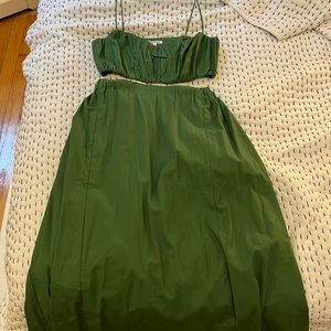 Reformation Brio 2-Piece set in green